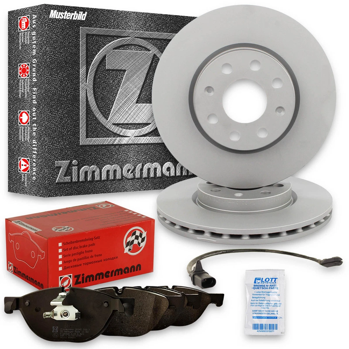 Гальмівні колодки та диски Zimmermann для Mercedes E-Class W210 — безпека та якість