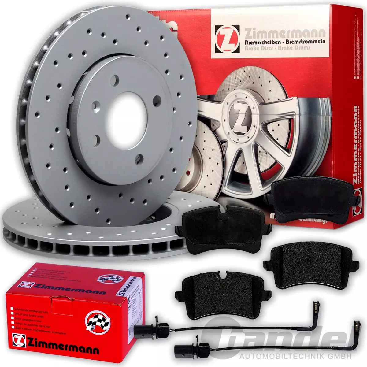Гальмівні колодки та диски Zimmermann для Mercedes E-Class W210 — безпека та якість