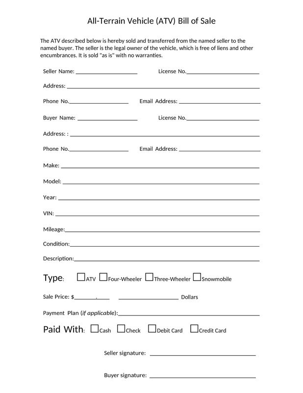 What is an order form?